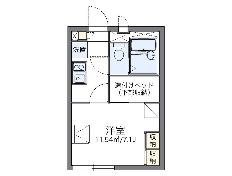 レオパレスさくら 間取図