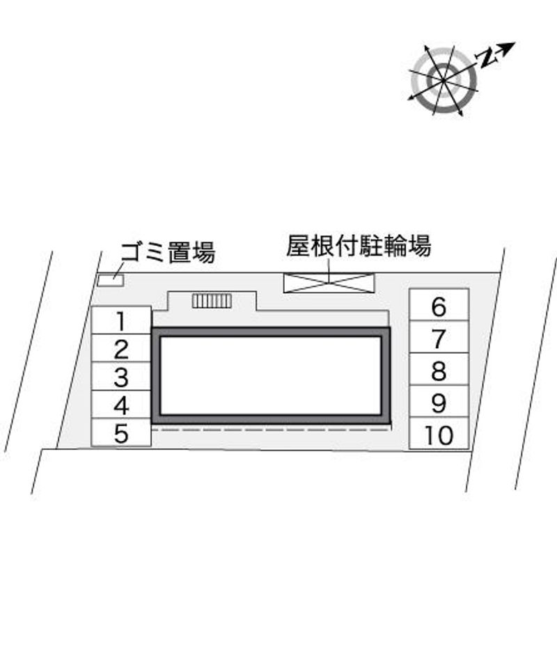 レオパレス宮野木 配置図