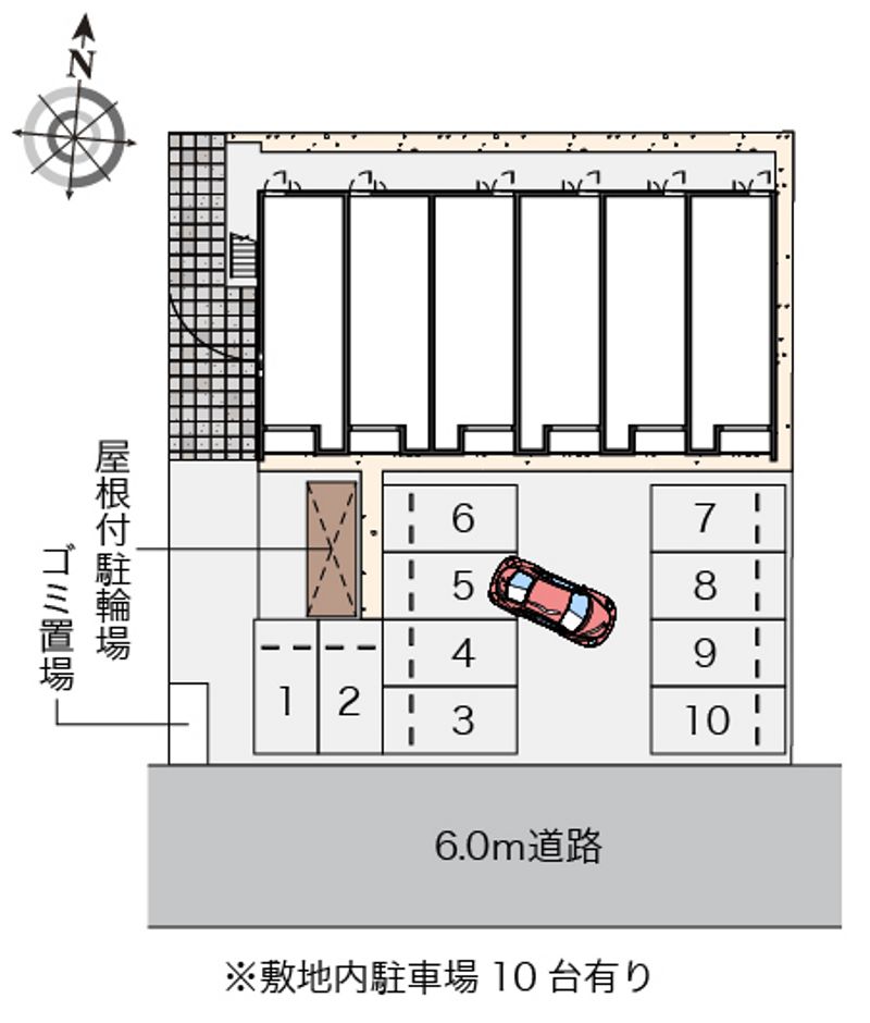 クレイノＨＡＲＵ 配置図