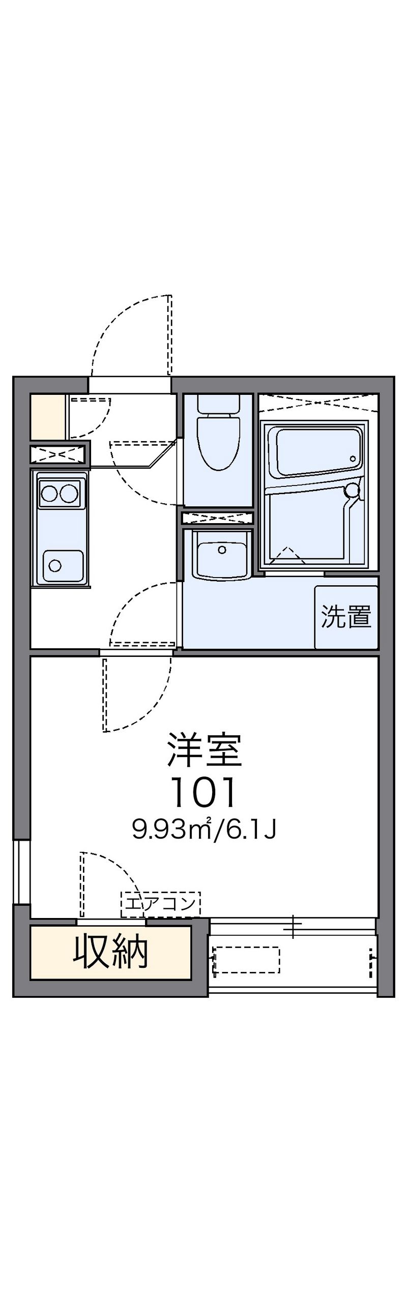 レオネクストハイツ　ヤシマ 間取図