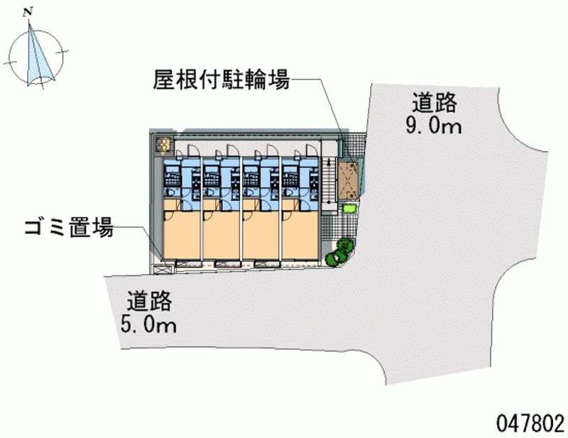 レオパレスメゾン　ド　ソレイユ 区画図
