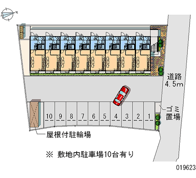 レオパレスいちふじ 月極駐車場