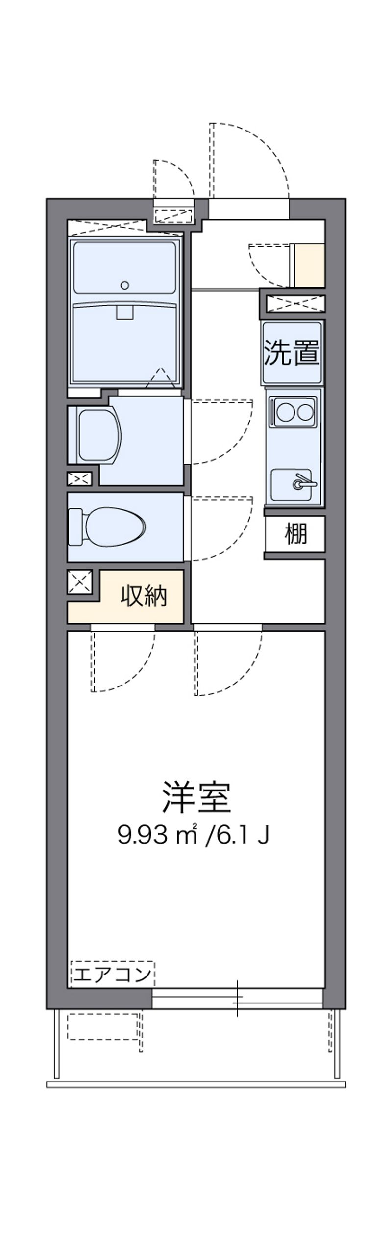 クレイノＦＡＩＲ八雲 間取り