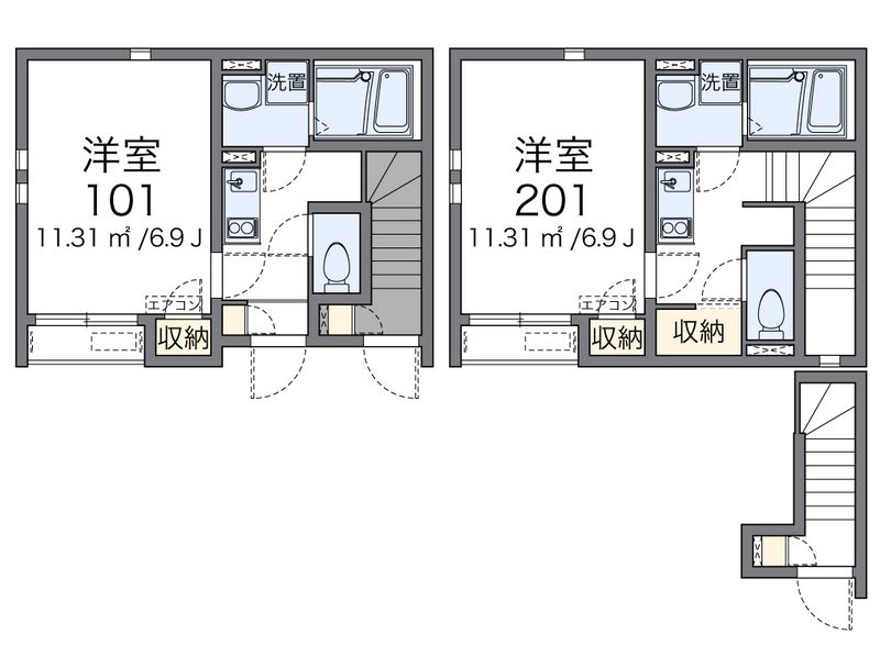 クレイノエクセル戸越Ⅱ 間取り