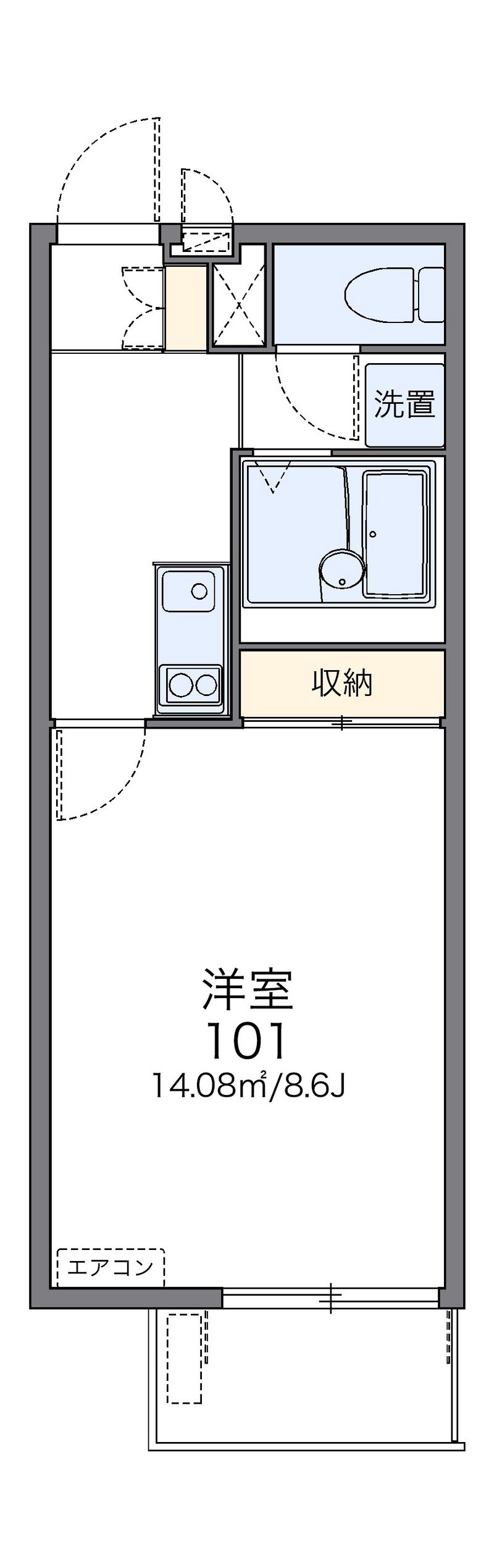 レオネクストレグルス 間取図
