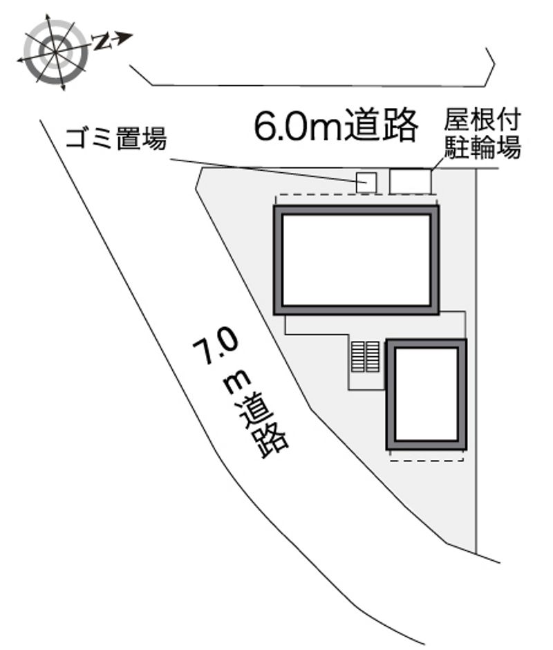 レオパレスル　ボヌール 配置図