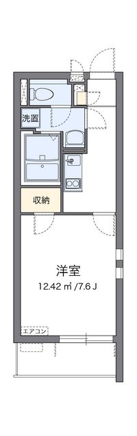 クレイノカサブランカさくら 間取り図