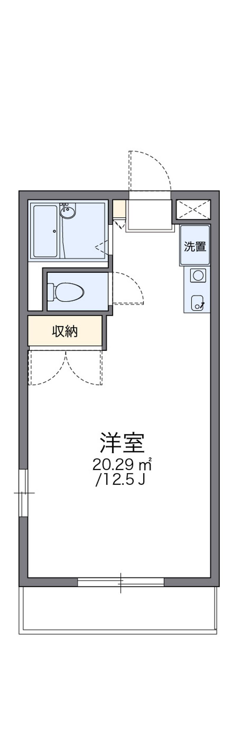 レオパレス西之川 間取図