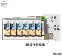 レオパレスグランブルーアルファ 区画図