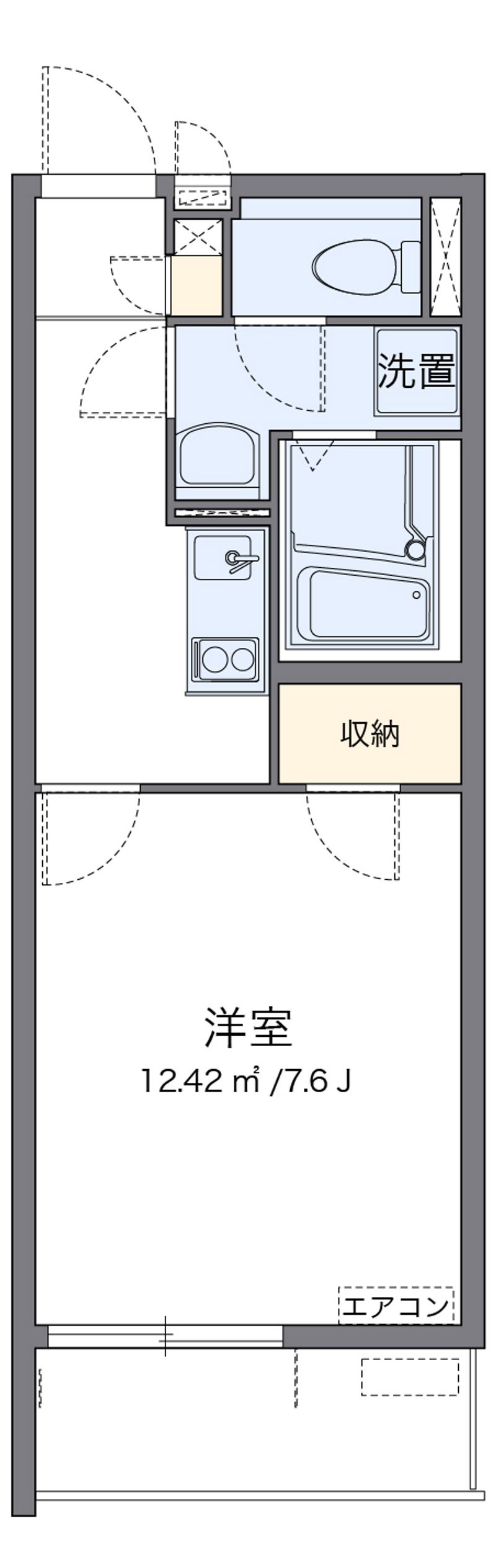 レオネクストカサ　フェリス 間取図