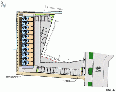 48037 Monthly parking lot