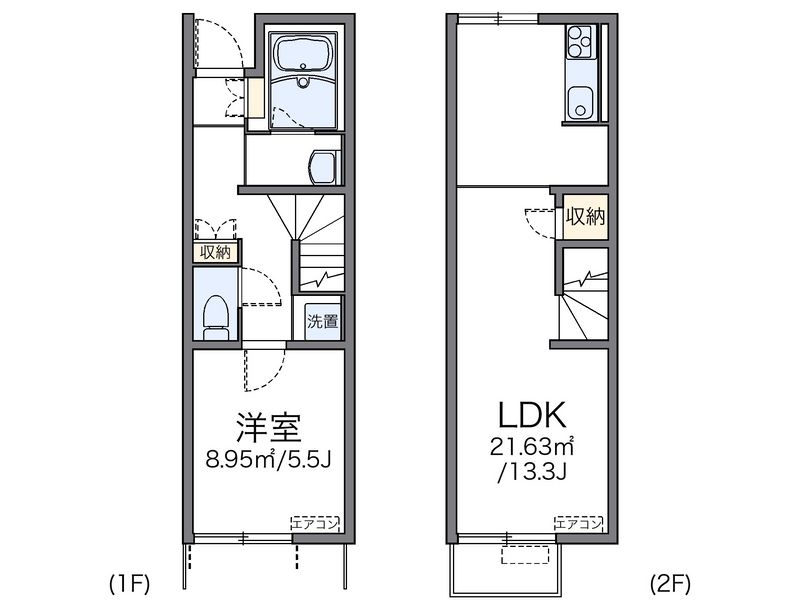 レオネクストモトウイング２ 間取図