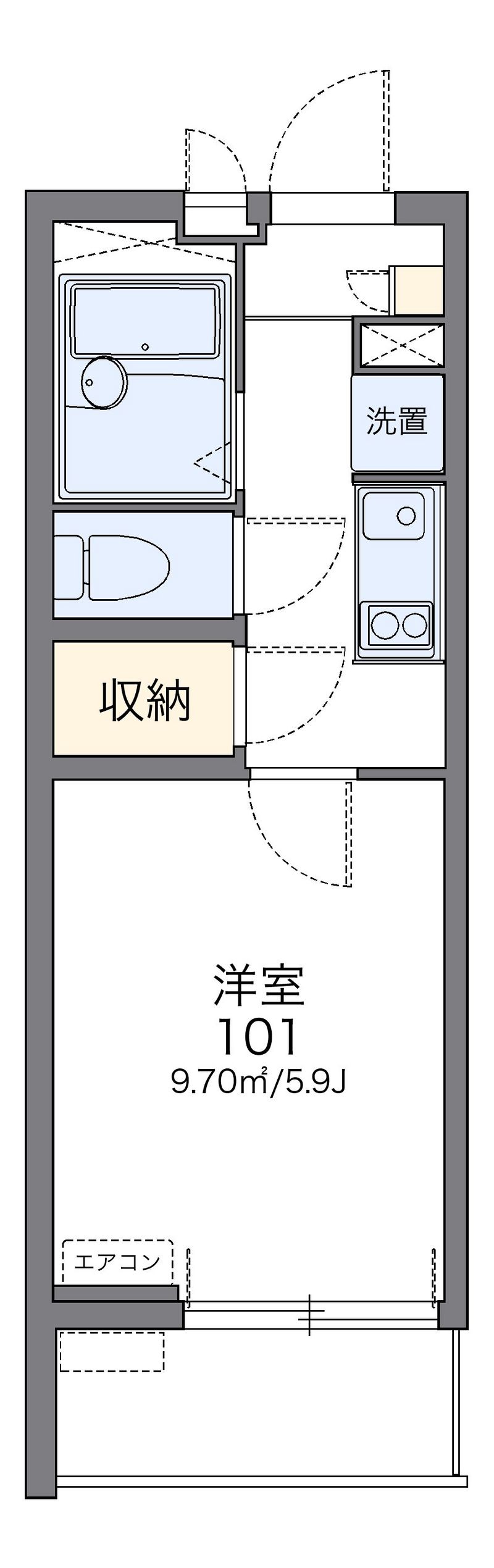 レオネクスト島上　セカンド 間取図