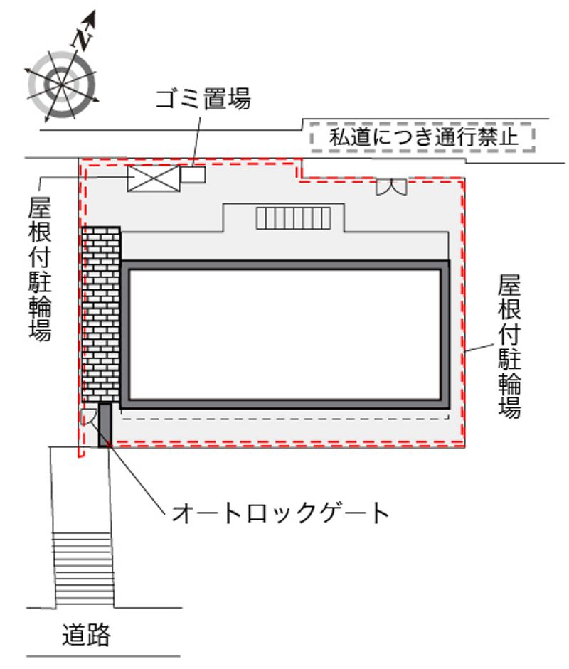 レオパレスコモンフィンチ 配置図