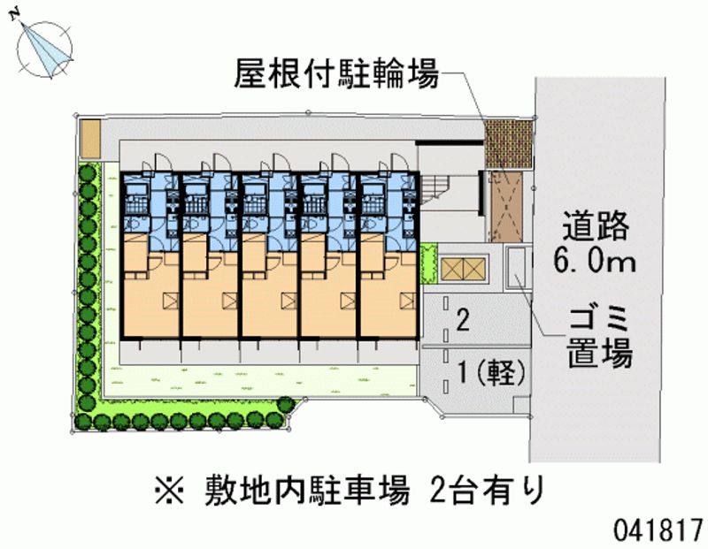 レオパレスライブラ 区画図
