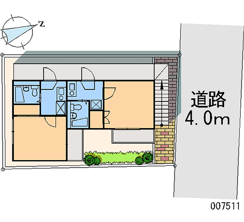 レオパレスコウナン 区画図