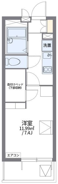 レオパレスラ　ソワ 間取り図