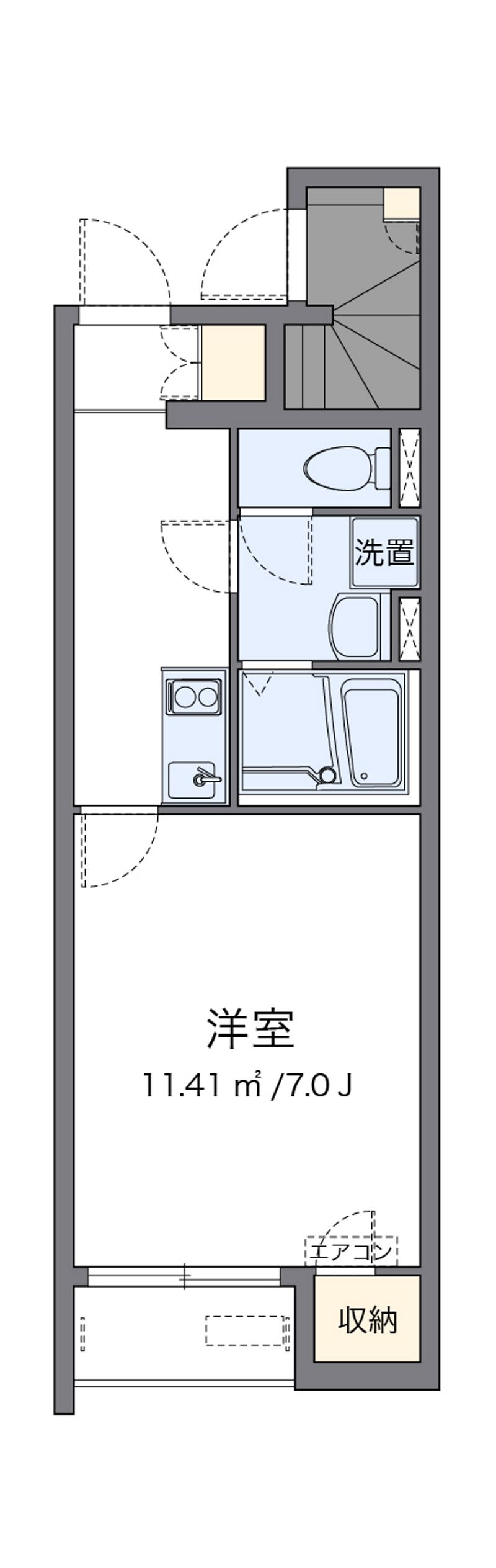 クレイノ本町南 間取図