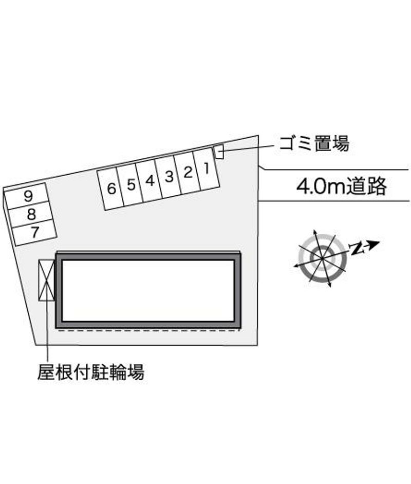レオパレスガルボ 配置図