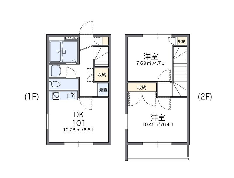 レオパレスＭａｒｃｈ’９８ 間取図