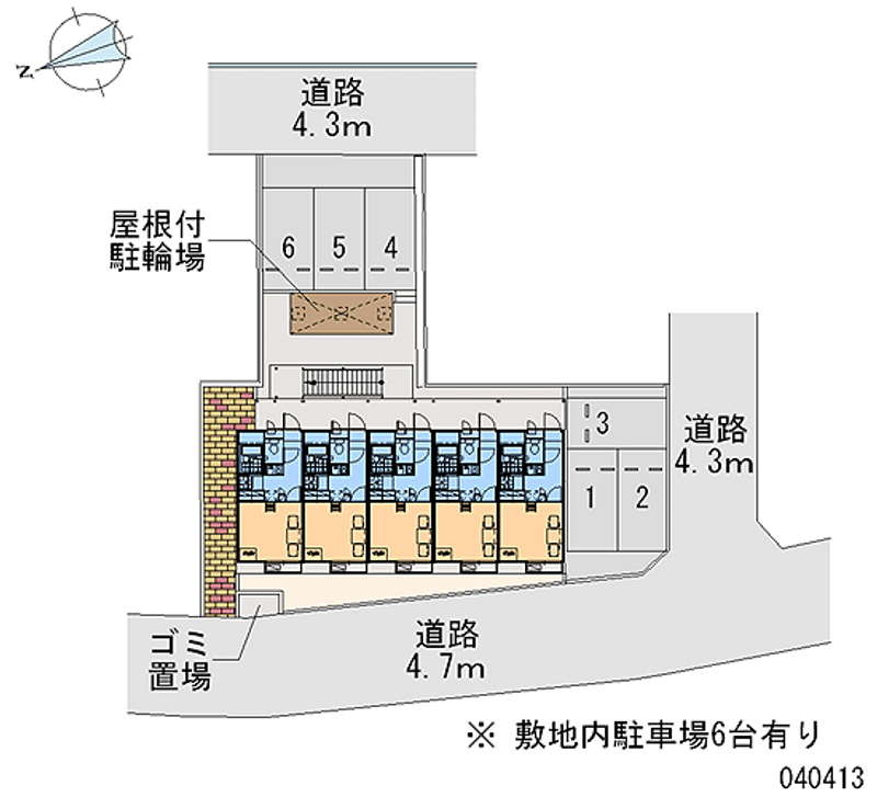 レオパレス藤尾 月極駐車場