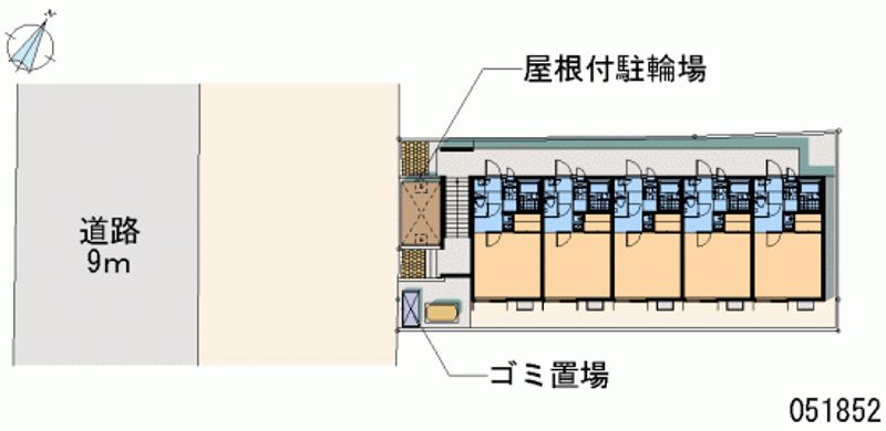 レオパレスアイビス　Ａｙａ 区画図