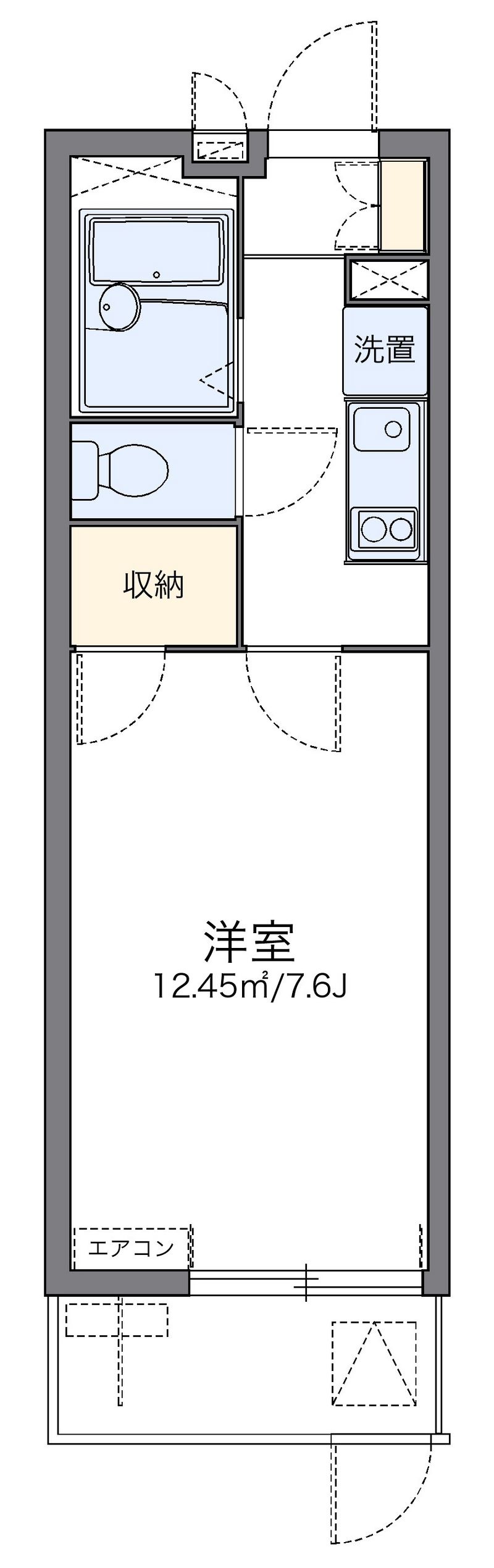 leopalace Dream Heights Himuro Sơ đồ nhà