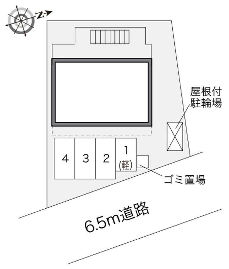 レオパレス常磐 配置図