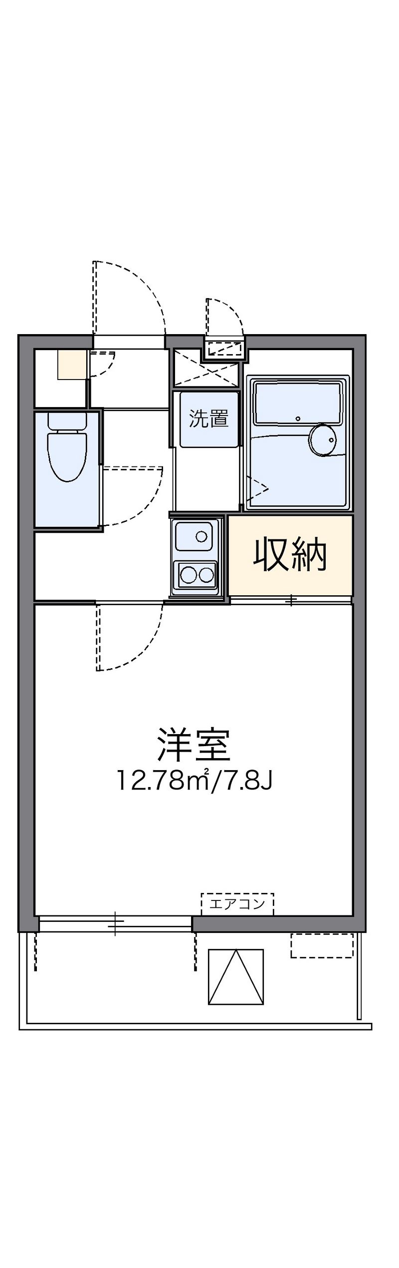 レオパレスマリー 間取図