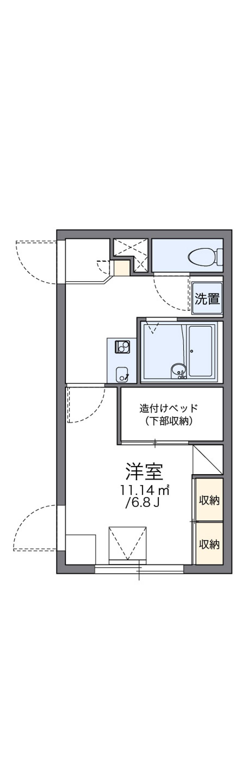 レオパレスＹＡＭ 間取図