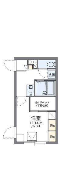 レオパレスＹＡＭ 間取り図