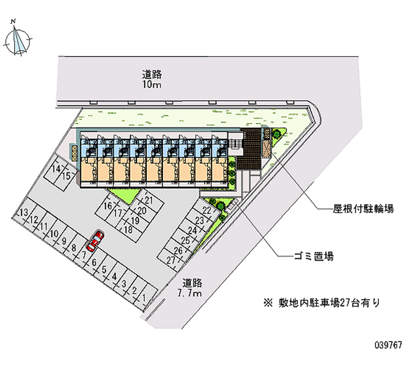 39767 bãi đậu xe hàng tháng