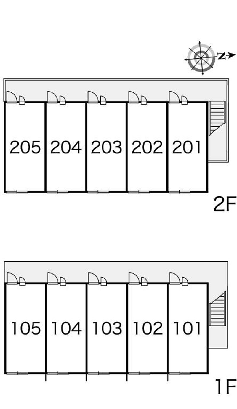 レオパレスエスエスⅠ 間取配置図