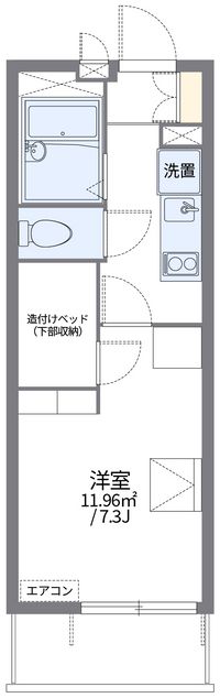 レオパレス武蔵野第２ 間取り図