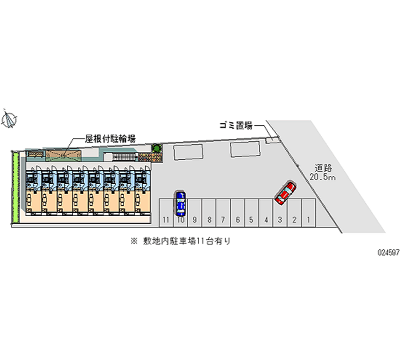 24597月租停車場