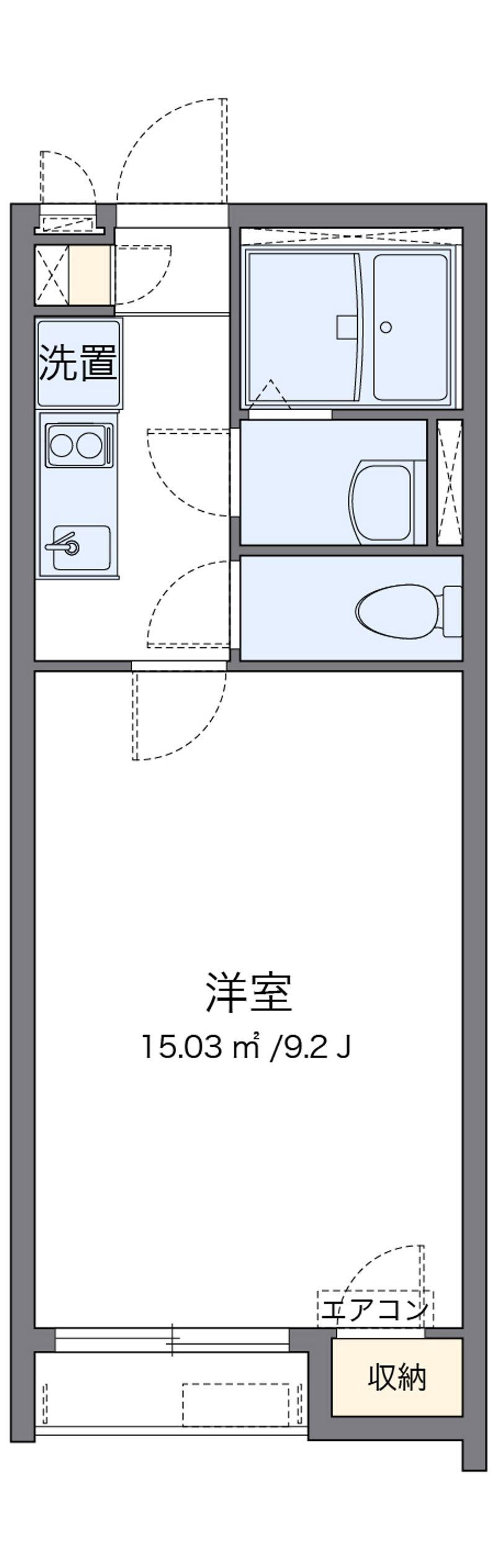 クレイノＩＲＩＥⅡ 間取図