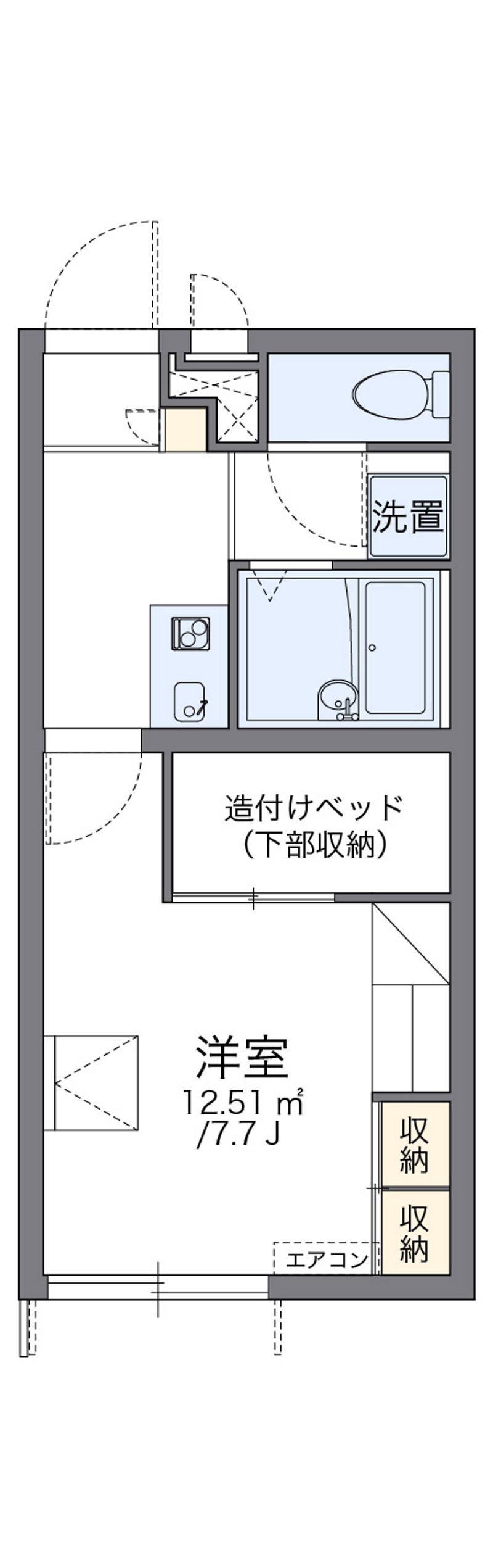 レオパレスＦ 間取図