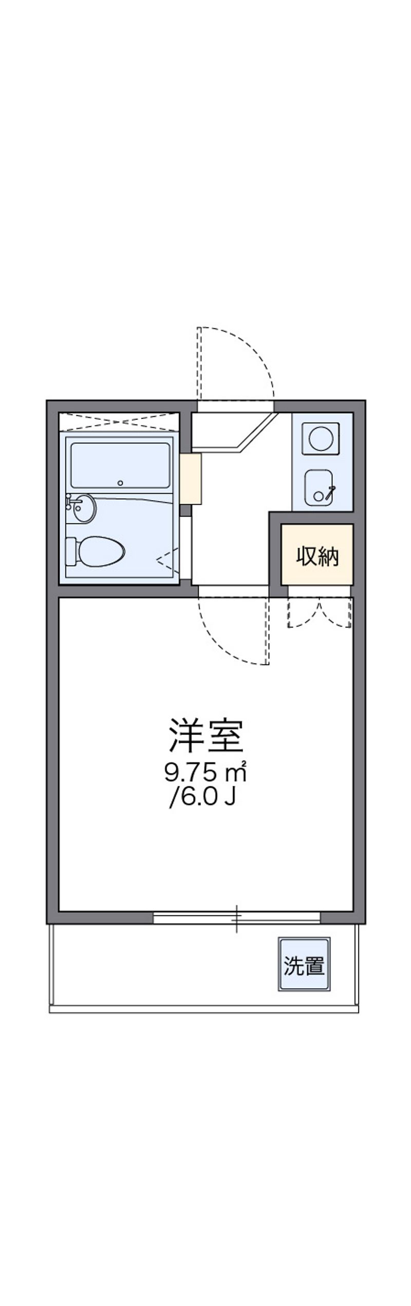 レオパレス豊橋 間取図
