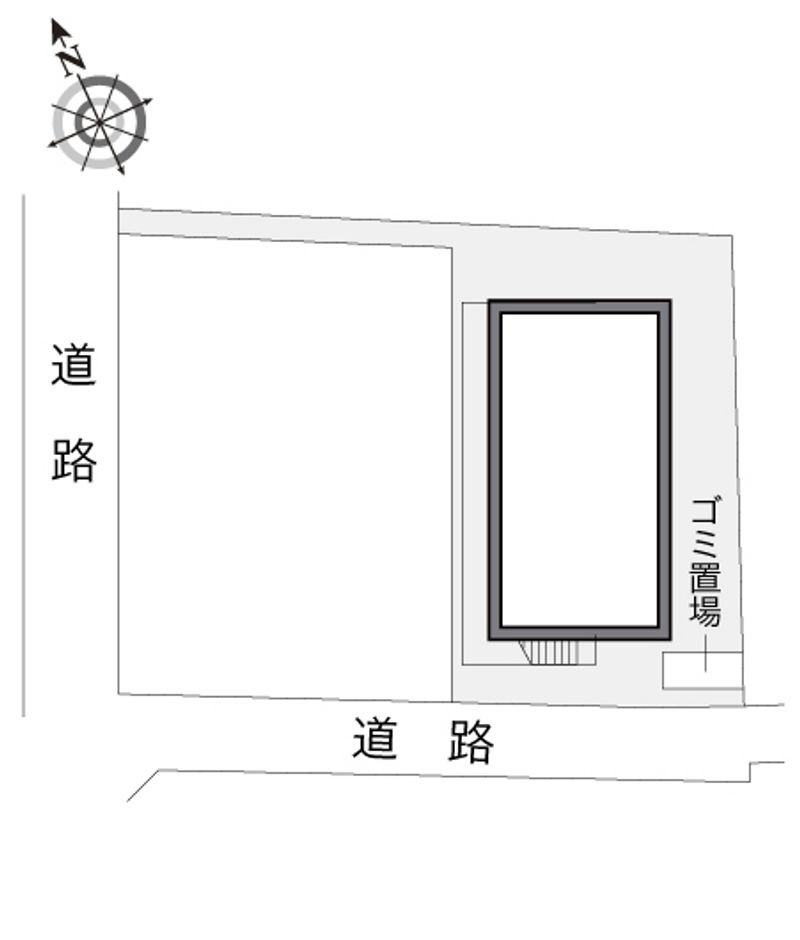 レオパレスしらかば 配置図