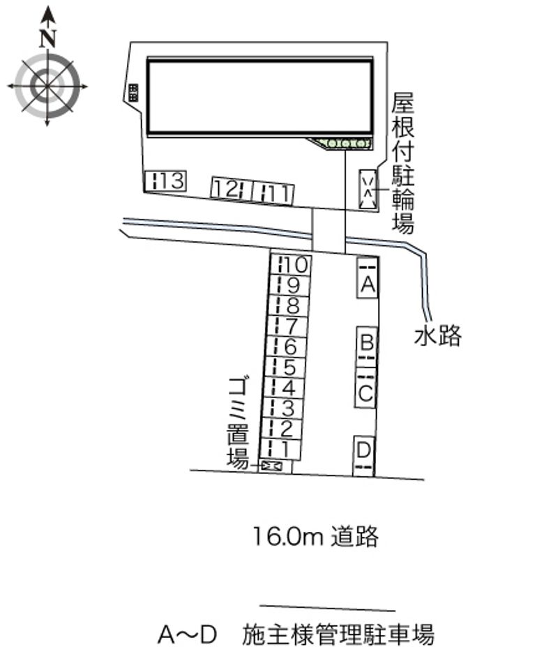 レオネクストカーサ　フォレスタ 駐車場