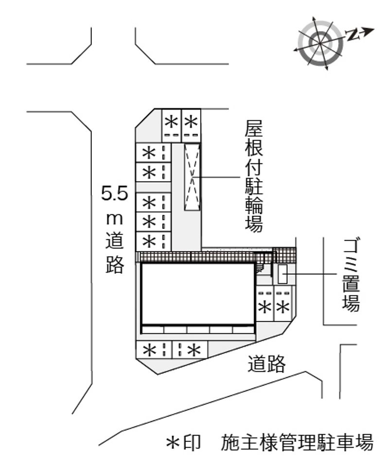 レオネクストフェリシテ天下茶屋 配置図