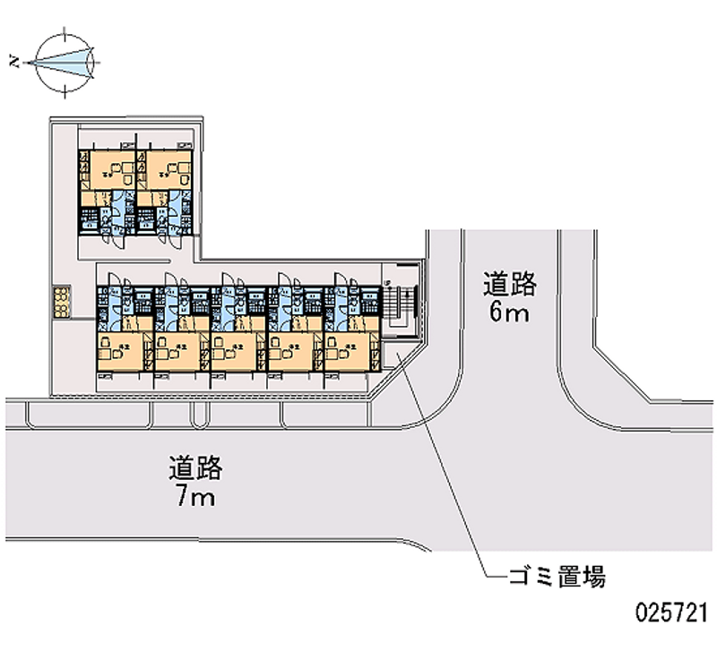 レオパレス天満 区画図