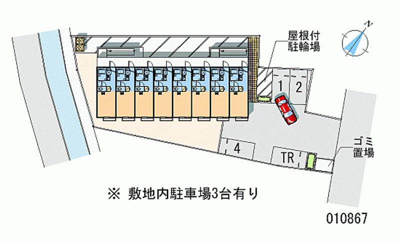 レオパレスＤＥＮ 月極駐車場