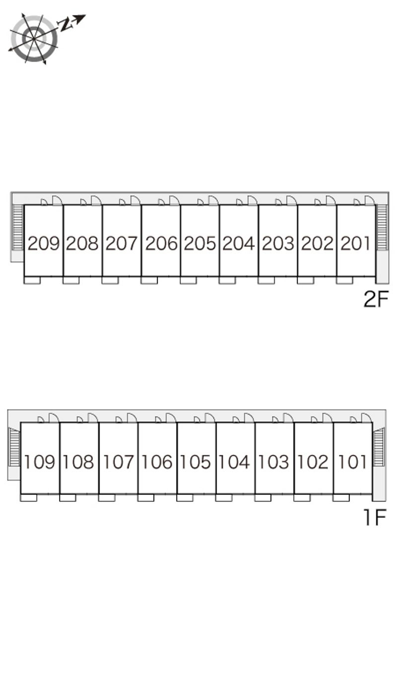 レオパレス諏訪 間取り配置図