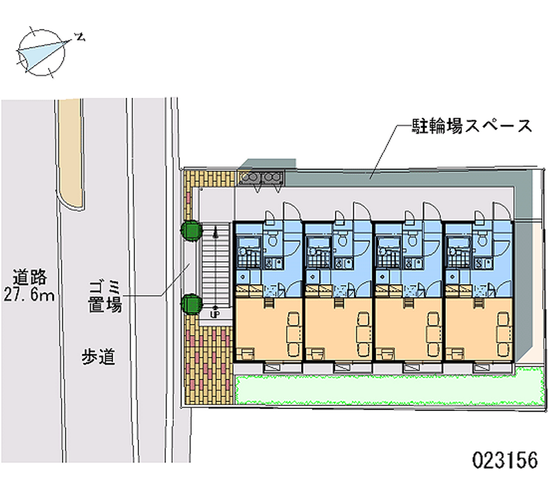 レオパレス臨港線 区画図