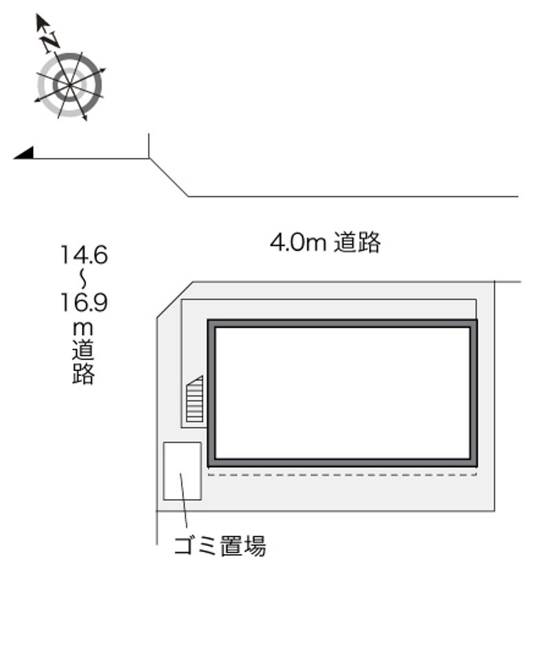 レオパレスかのん 配置図