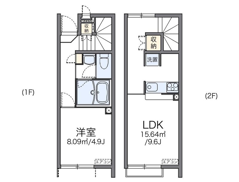レオネクストコクメイハイツＴ 間取図