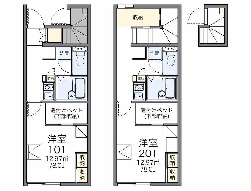 レオパレスプレミアム　コートⅠ 間取図