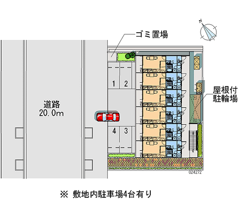 24272月租停車場