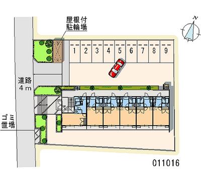 11016 Monthly parking lot